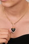 Heliophilia Silver CK9945 Collar Dorado de Metal